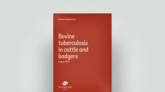 Bovine tuberculosis in cattle and badgers, August 2014 position statement