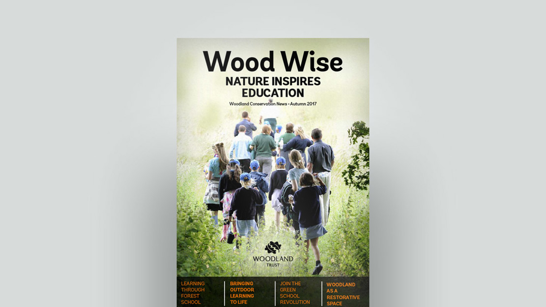 Cover of Wood Wise Autumn 2017 - nature inspires education Cover of Wood Wise Autumn 2017 - nature inspires education