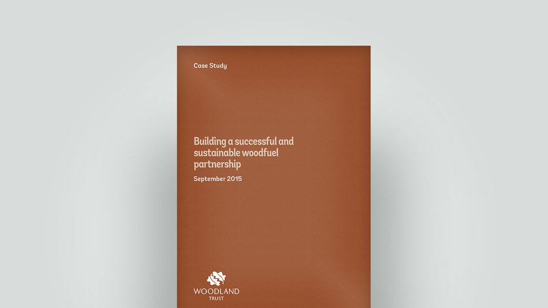 Building a sustainable woodfuel partnership, September 2015 case study