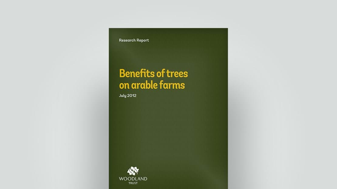 Benefits of trees on arable farms, July 2012 research report