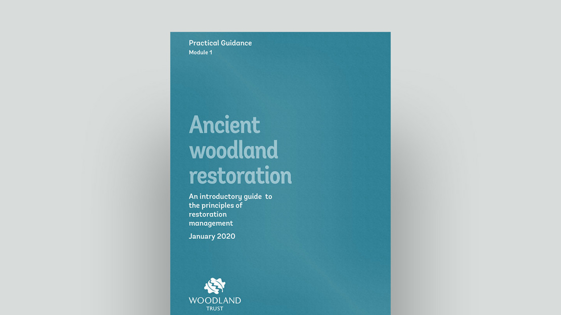 Ancient woodland restoration module 1 cover, January 2020 Ancient woodland restoration module 1 cover, January 2020