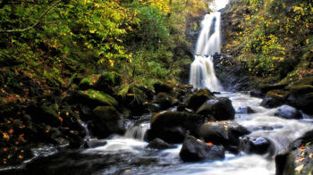 Waterfall at Uig Wood Waterfall at Uig Wood