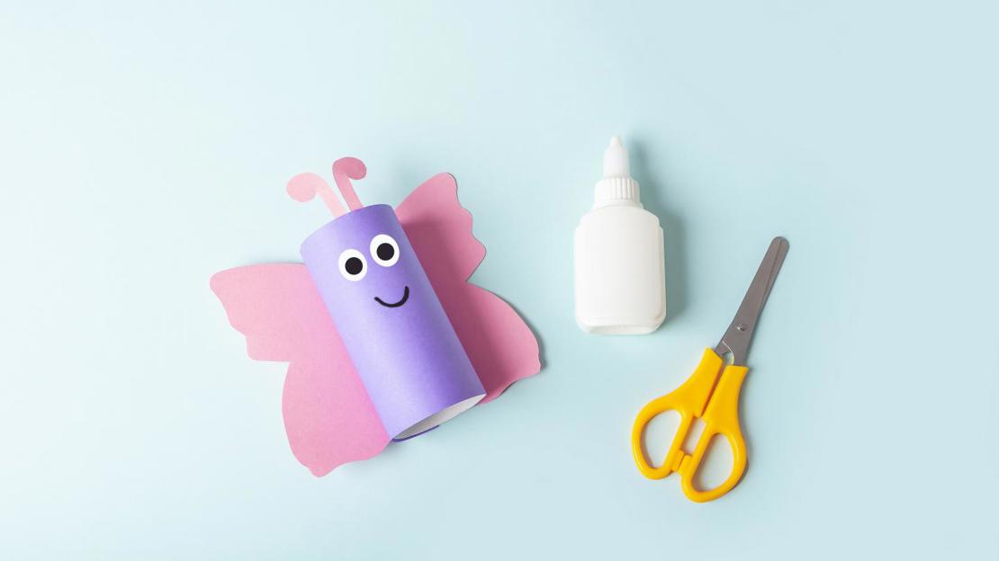 butterfly toilet roll craft