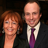 Audrey Hoare and gentleman