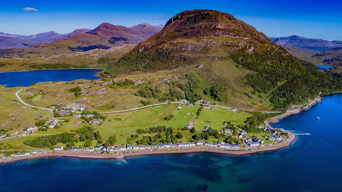 Ben Sheildaig from the air