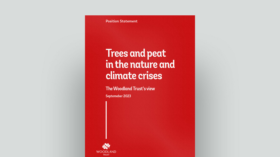 Trees and Peat Position Statement document cover Trees and Peat Position Statement document cover