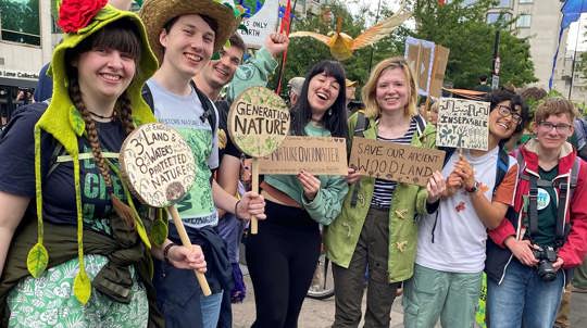 Youth Council At Restore Nature Now March