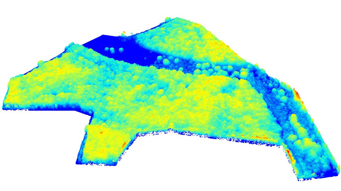 LiDAR scan of Hucking